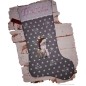 Preview: Nikolausstiefel Rentier Stofffarbe hellblau Name hellblau
